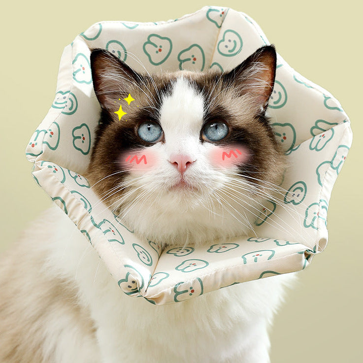 2Way 防水 アニマル 柄 エリザベス カラー 5002