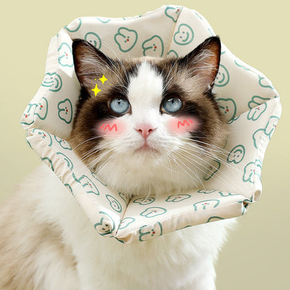 2Way 防水 アニマル 柄 エリザベス カラー 5002