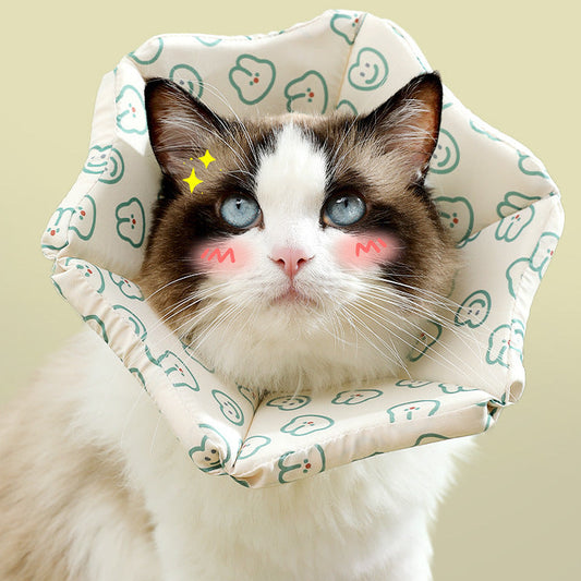 2Way 防水 アニマル 柄 エリザベス カラー 5002