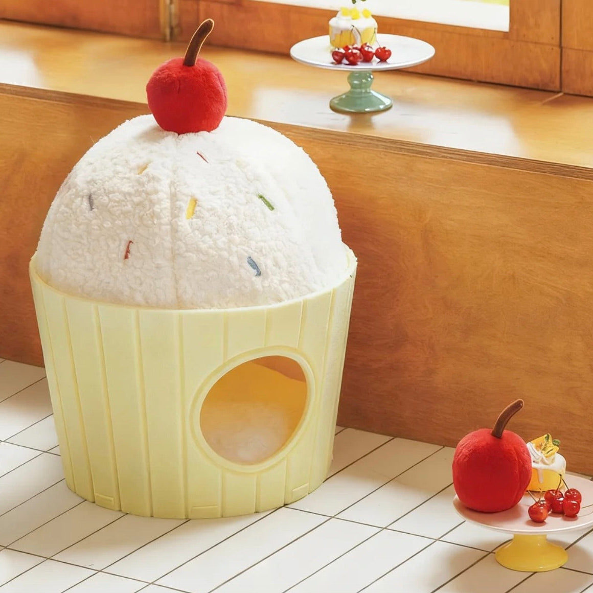 キュート ケーキ ハーフドーム ベッド 3002