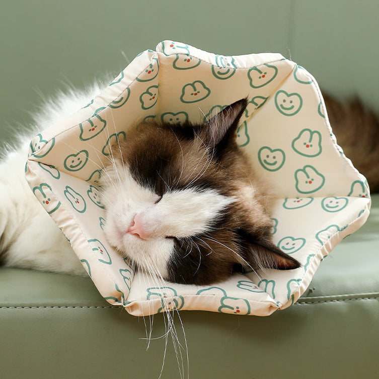 2Way 防水 アニマル 柄 エリザベス カラー 5002