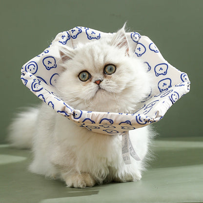 2Way 防水 アニマル 柄 エリザベス カラー 5002