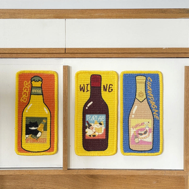 ボトル モチーフの 爪とぎ4001