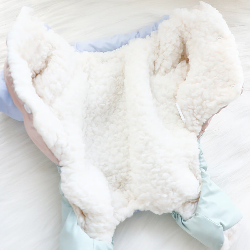 パステルカラー 小型犬用 ダウンジャケット 1003