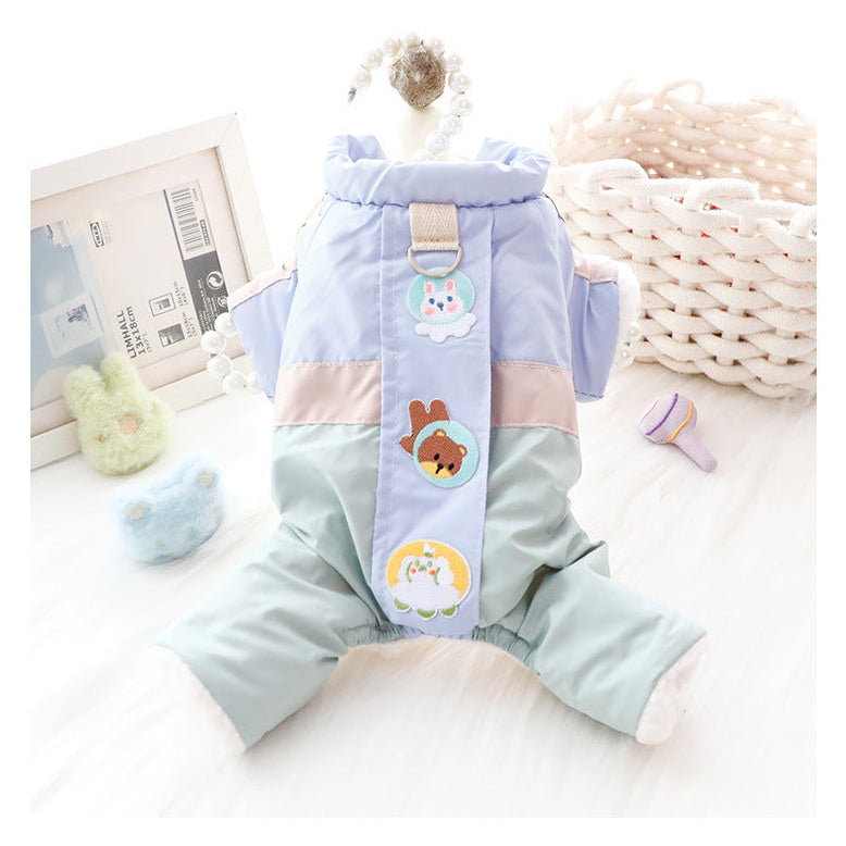 パステルカラー 小型犬用 ダウンジャケット 1003