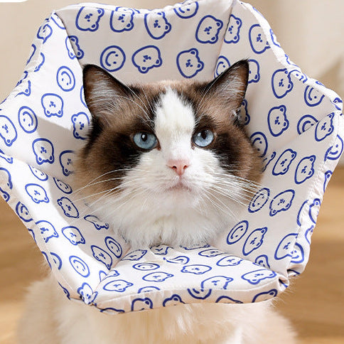 2Way 防水 アニマル 柄 エリザベス カラー 5002