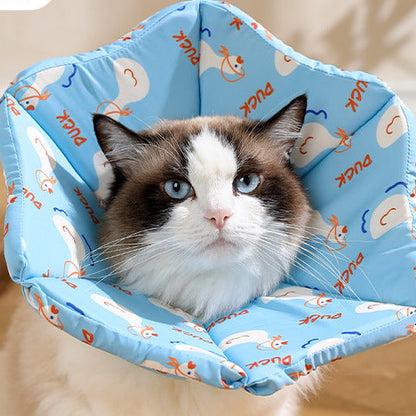 2Way 防水 アニマル 柄 エリザベス カラー 5002