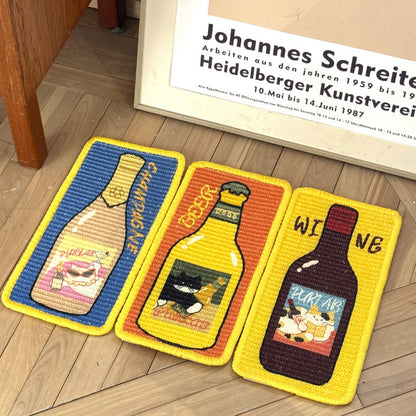 ボトル モチーフの 爪とぎ4001